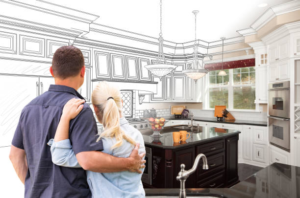 Professional Cabinet Refacing technician working in Chester, MD